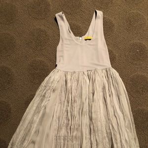 Alice and Olivia silver Grey Dress